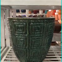 Bell Shaped Garden Ceramic Glazed Pots