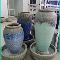 Rustic Ceramic Water Fountain Pots